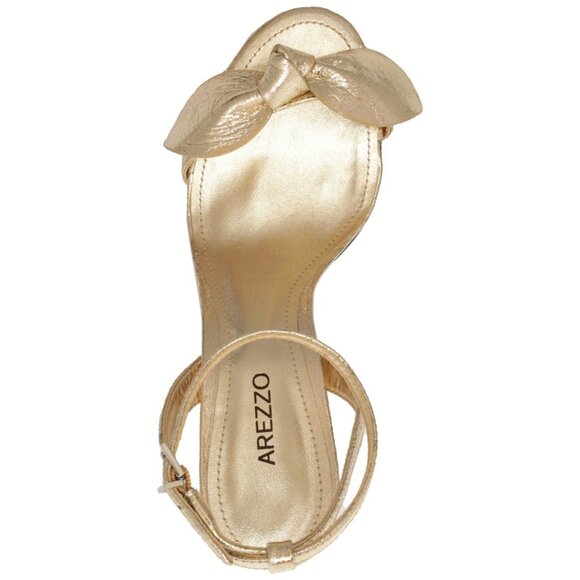 Arezzo Women's Alaia High Stiletto Sandals - GOLD - Picture 3 of 3